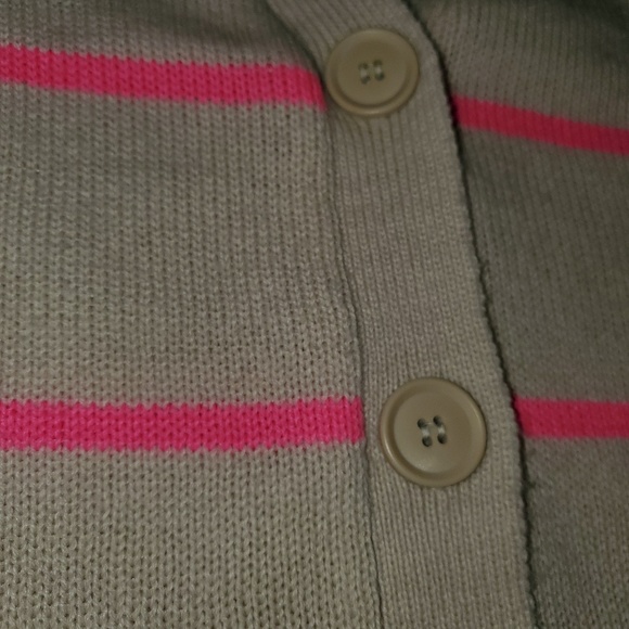 3 for $15 /F21 •Oversized, Striped Cardigan w/ Pockets! - Picture 4 of 5